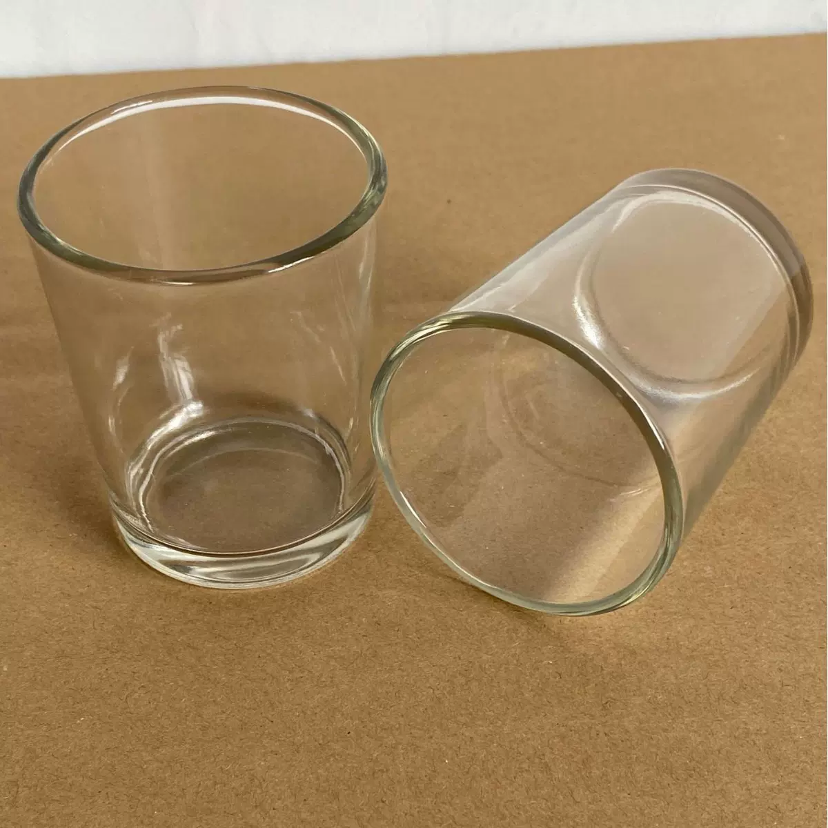 飞鱼手作 香薰蜡烛空杯  防风玻璃容器烛台手工蜡容器杯蜡DIY材料