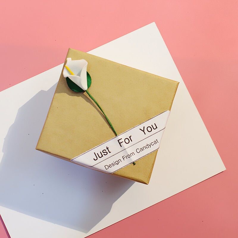 Wholesale retro kraft paper cover packaging box art watch box scented tea paper box regulator Mori gift box