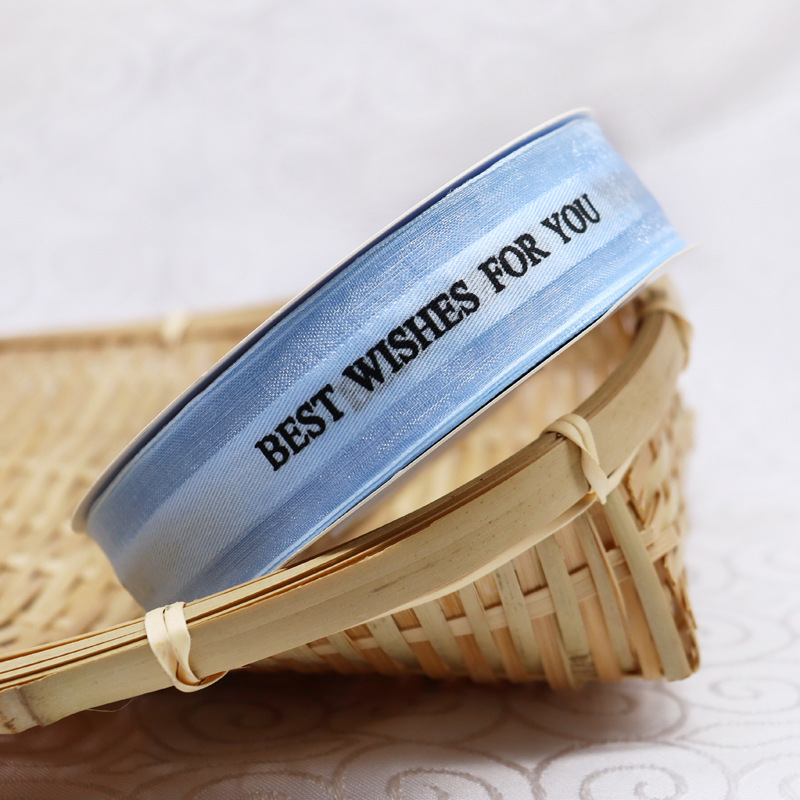 Spot personalizado China Net Best Ribbon Korean Snow Ribbon Regalo Caja de regalo Flores Floral Empaque Decoración Cinta