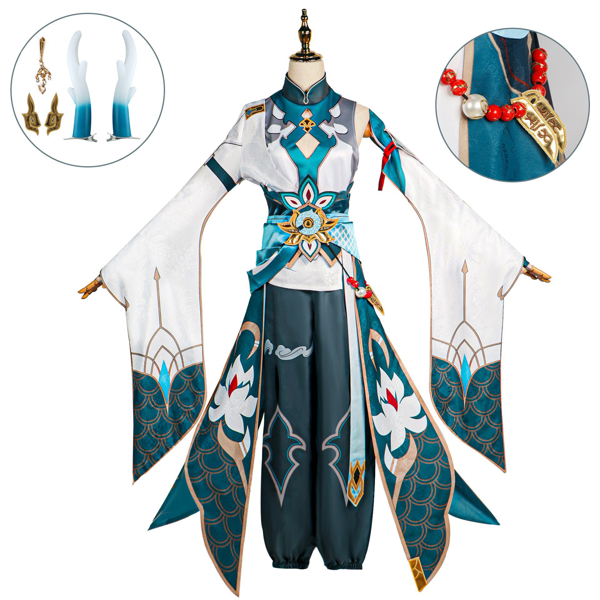 Beishui negocio Danheng bebida Yue Jun Cosplay colapso estrella Dome ferrocarril cos juego traje conjunto completo para los hombres