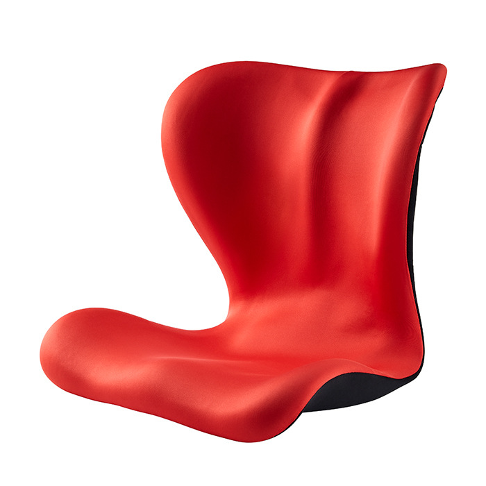 日本製花びら型腰痛対策クッション、姿勢矯正、美尻効果、オフィス用メモリーフォームクッション、背骨保護、猫背防止、長時間座っても疲れにくい神器