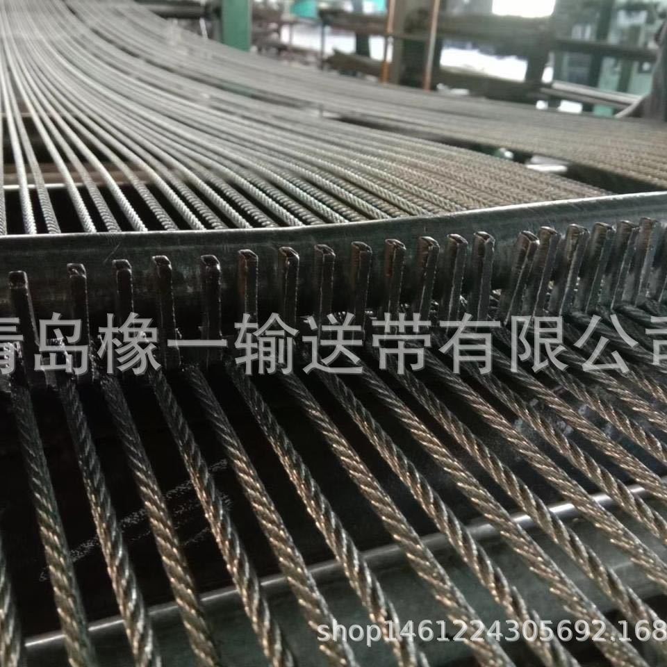 钢丝绳提升带ST1600双层防撕裂青岛橡胶厂