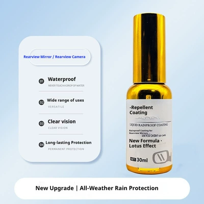 Cross-Border Special Automotive Glass Anti-Fog Agent Liquid Rainproof Coating Rearview Mirror Rainproof Gadget Reversing Camera Spray (Automotive glass defogging agent) - english-label-single-bottle-car-frog-frog-liquid-rainproof-coating