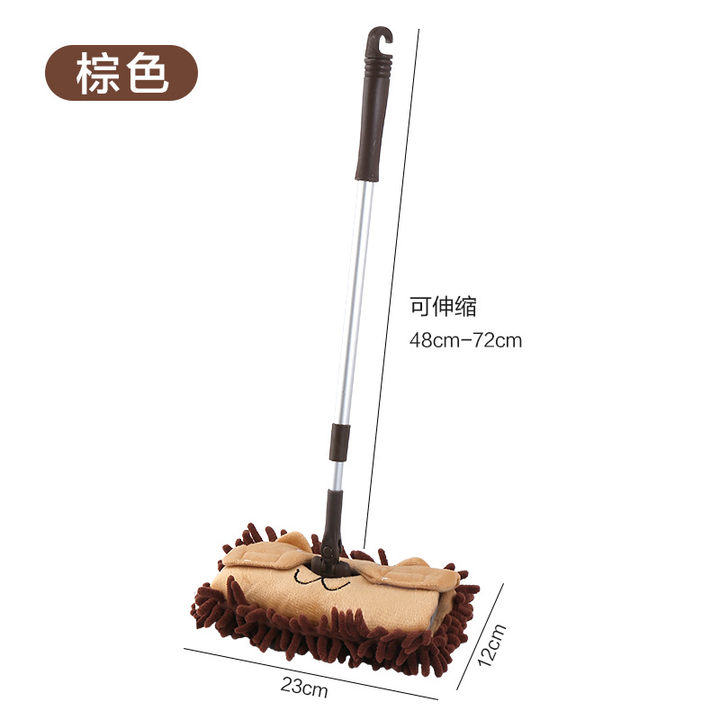 갈색 밀대 걸레 1개 세트