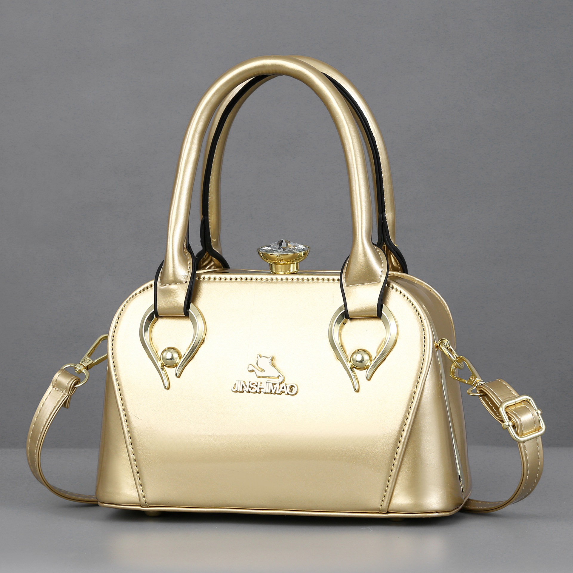 Taizhou bolso de mujer bolso de piel brillante bolso de hombro bolso de moda atmósfera bolso de mujer bolso de cena bolso de mano