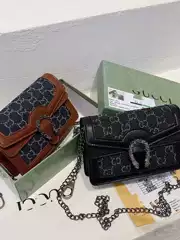 Wholesale Cross border Small Bags for Women 2025 New Wine God Bags G Home Strap Box Bags Fashion Retro Chain Small Square Bags
