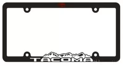License plate holder/license plate holder — Frame Plastic Three-Dimensional License Plate Frame - tacoma