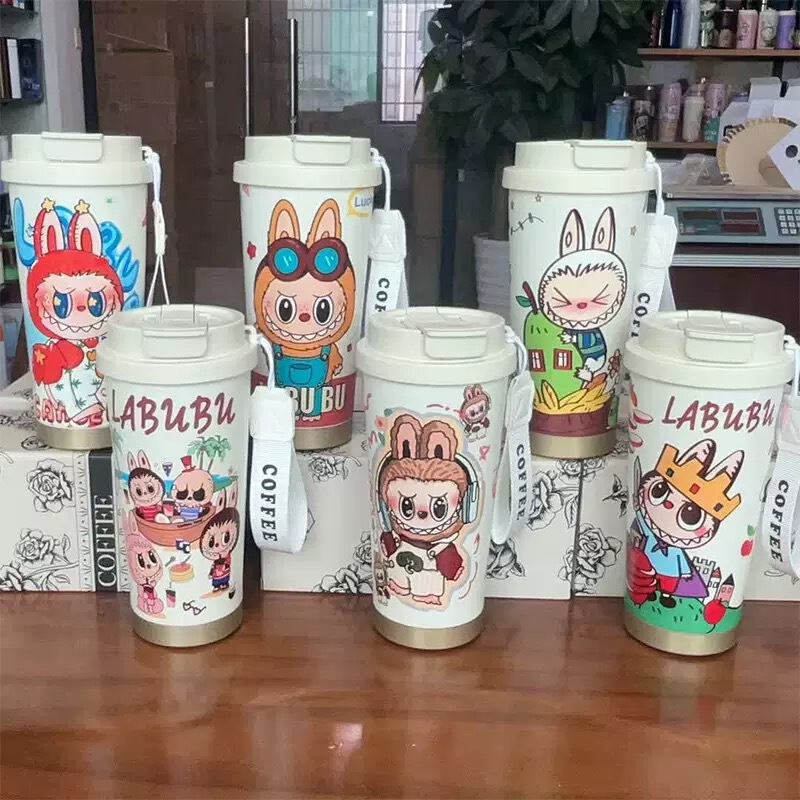 クロスボーダーコーヒーカップ漫画パターンマトラブブ人形カップ新シリーズウォーターカップストローカップ魔法瓶カップバッチ|undefined
