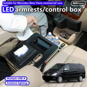 Fujian Benz Viano 2010-2015 mərkəzi konsol saxlama qoltuqaltı qutusu modifikasiyası üçün