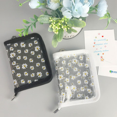 韓版迷你3孔拉鏈活頁本PVC透明殼mini少女心手帳本便攜活頁夾內頁