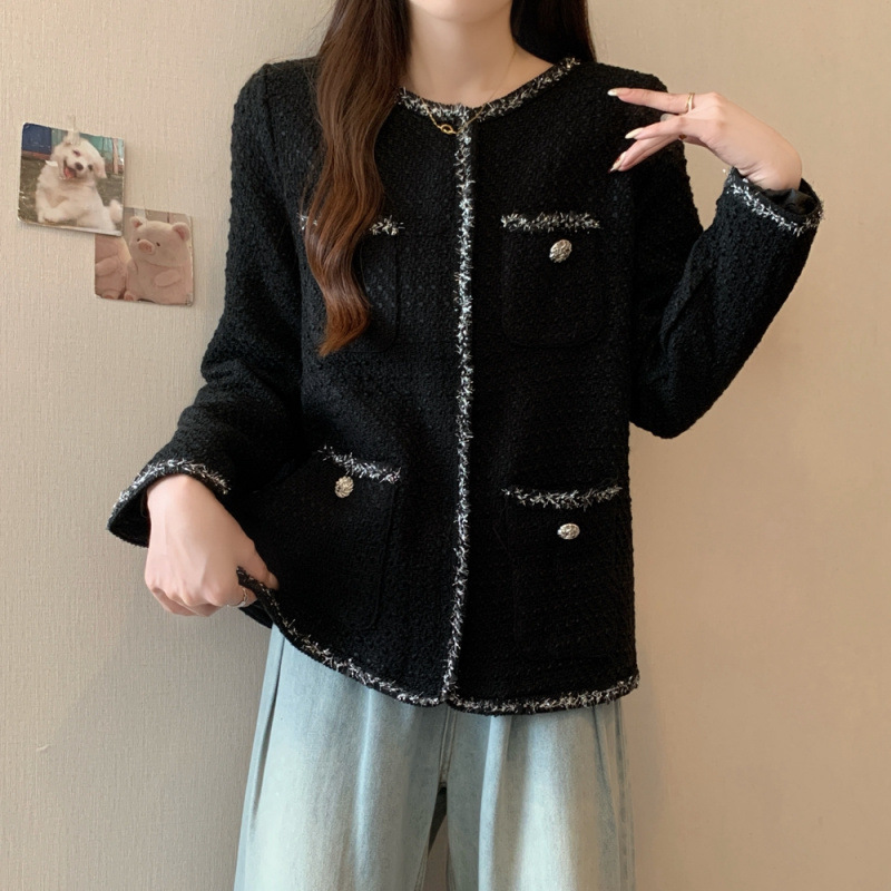 実拍秋冬服の大きいサイズの婦人服の韓国版は粗い花を編みます。|undefined
