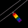 Constructor, rainbow pendant, necklace suitable for men and women hip-hop style, removable accessory for beloved, South Korea, internet celebrity