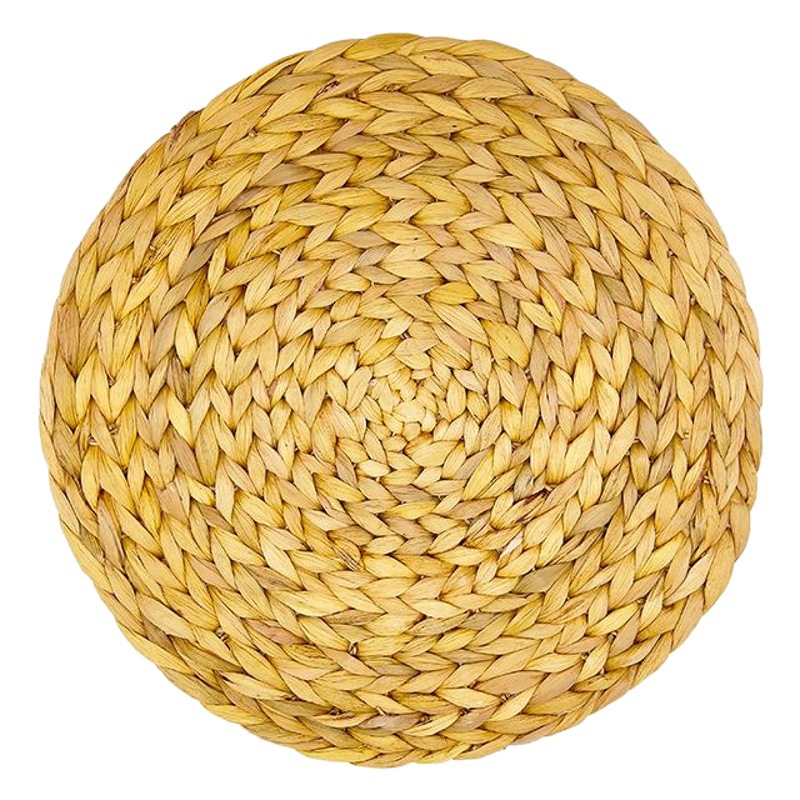 Suministro directo de fábrica Mantel Individual de paja de Zapatero mantel tejido a mano mantel aislante estera de aislamiento antideslizante estera de tazón de montaña