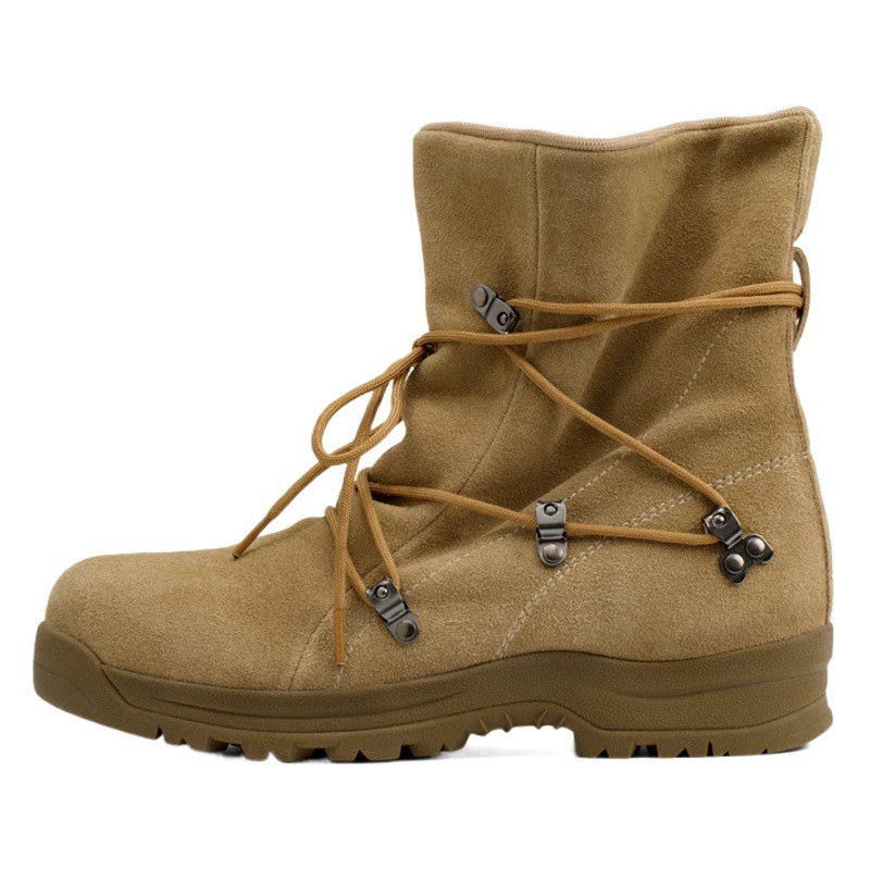 Ботинки Crock, мужская обувь, Осенние новые американские Повседневные высокие ботинки в стиле ретро для пустыни, коричневые уличные высокие походные ботинки