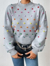 K 11654 Colorful Yarn Knit Sweater ��ɫ����ᘿ���