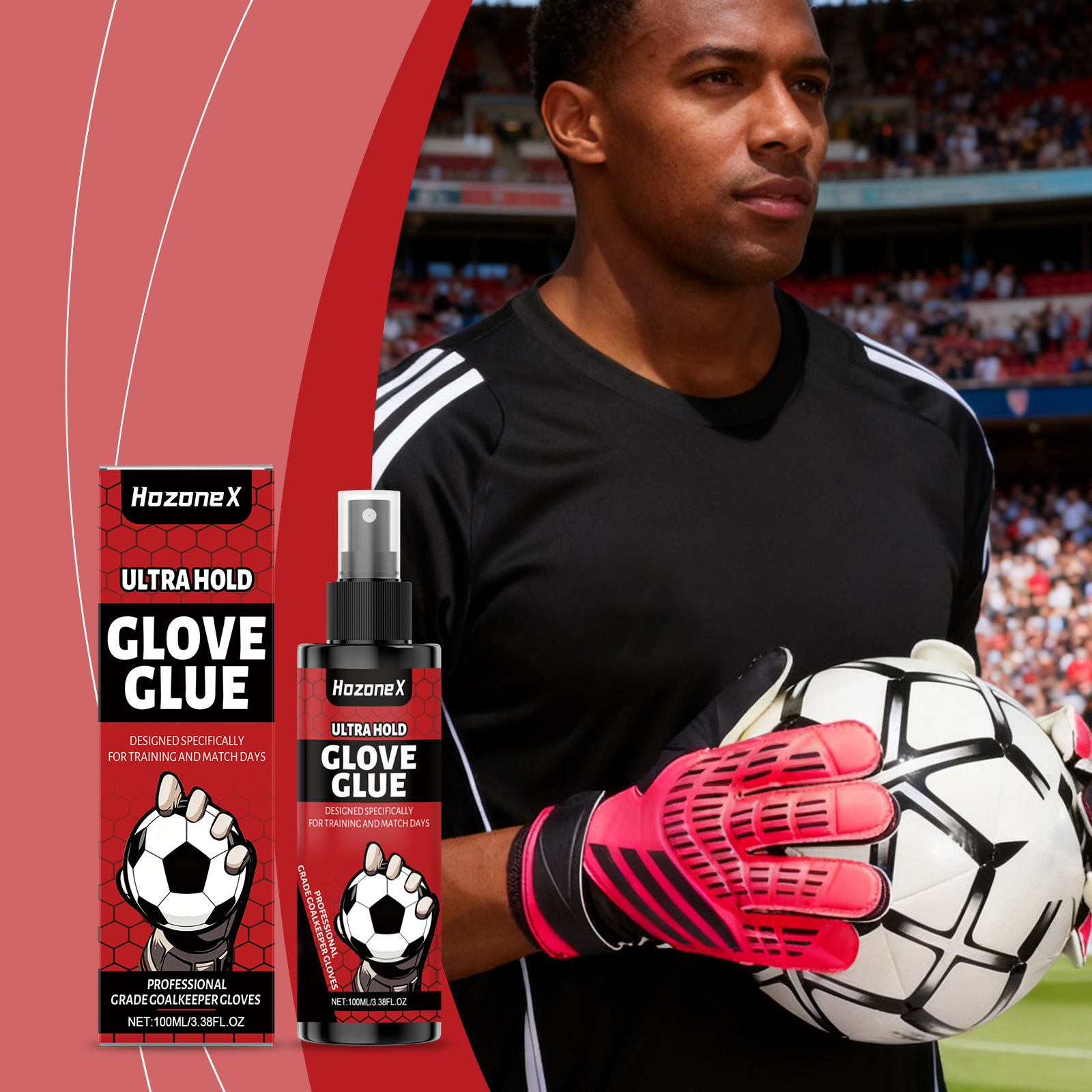 Guantes HOZONEX con spray antideslizante para mejorar la sensación de agarre y resistir el deslizamiento en días lluviosos.
