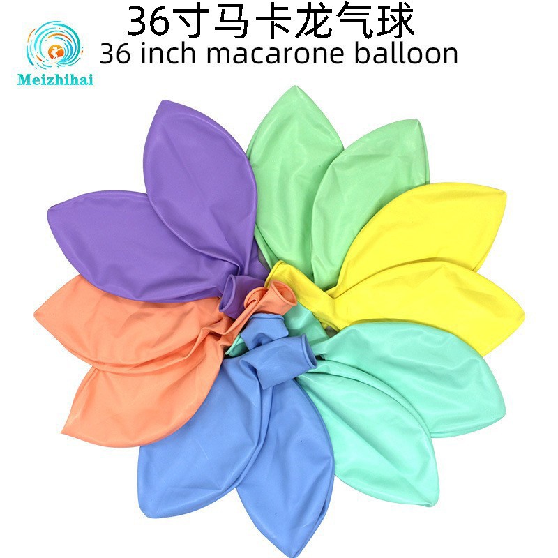 Globos de látex mate personalizados de 36 pulgadas en el mercado nocturno para vender puestos engrosados redondos, decoración de bolas, fiesta de cumpleaños al por mayor