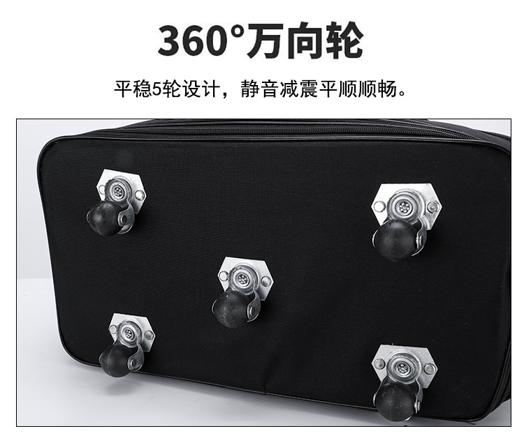 Large capacity portable Oxford fabric luggage travel bag 158 mobile air-controlled bag waterproof
