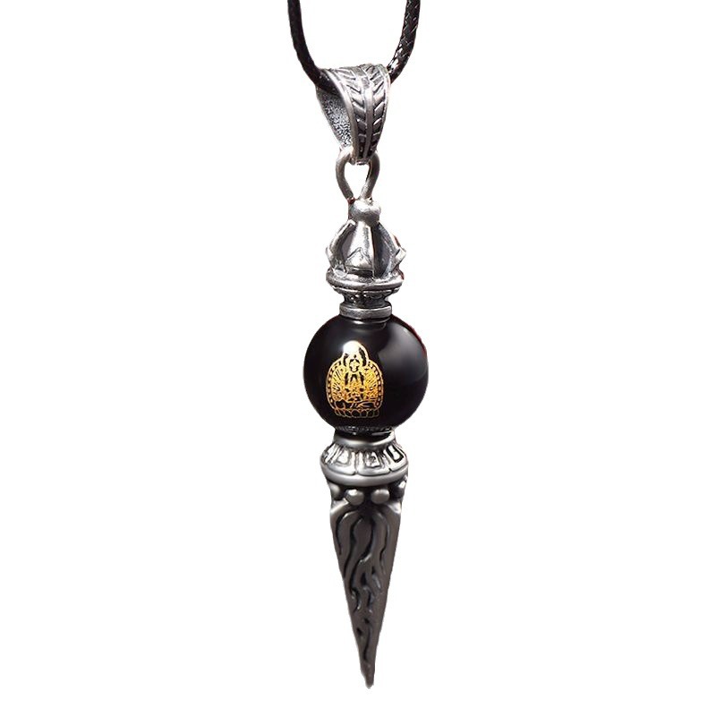 VAJRA PESTLE BENMINGFO 펜던트 목걸이 남녀 민족 MANJUSRI BODHISATTVA DRAGON YEAR DEMON PESTLE BENMINGFEN 펜던트