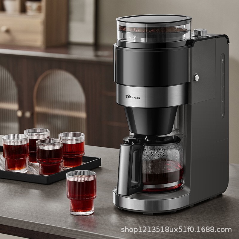 Bear American-Style Coffee Machine Kfj-H15Y8 Small Household Fully Automatic Grinding Integrated Smart Cleaning Office Machine