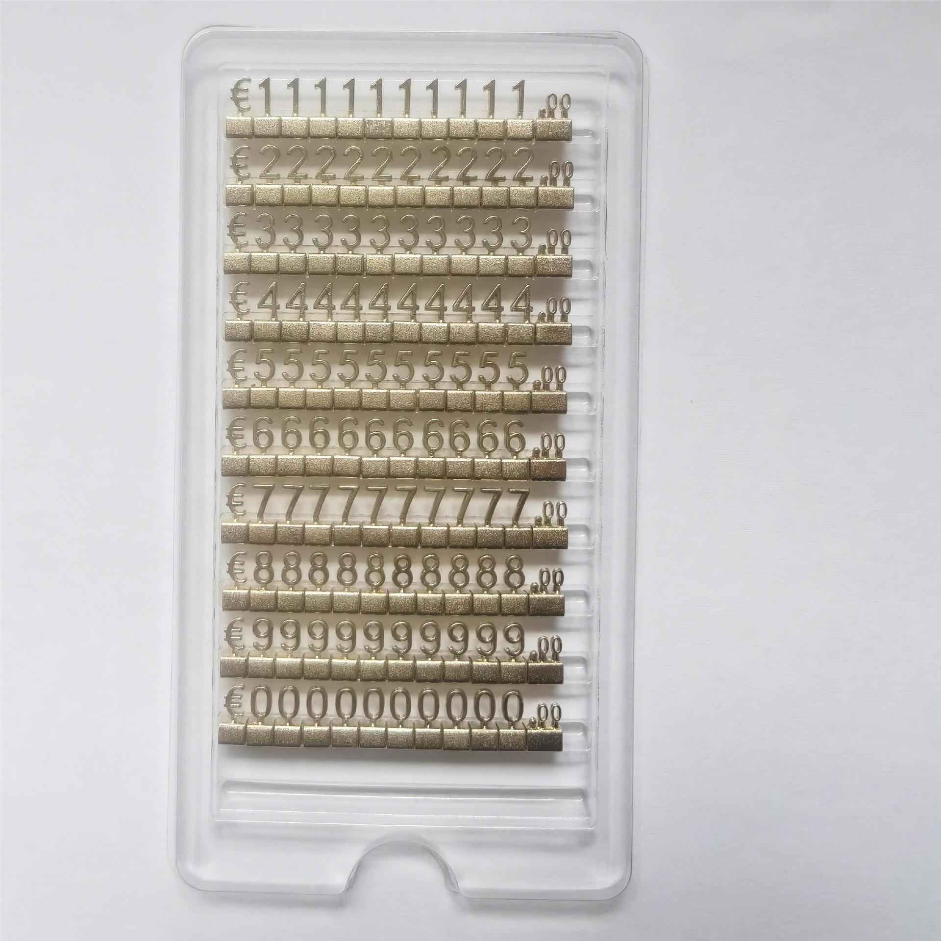 샴페인 유로, 중간 크기 8*4MM