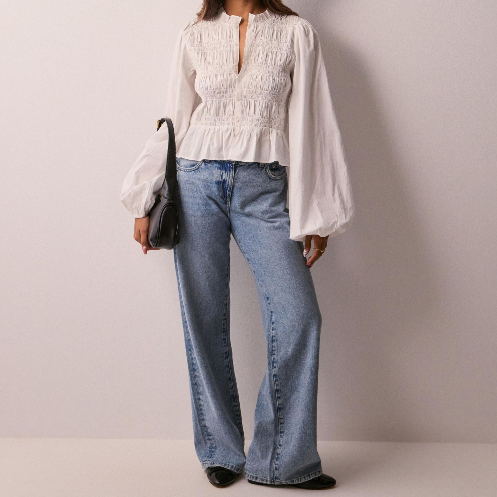 Solid Colour Slim-fit Cardigan Shirt For Women Casual Versatile_voghion.com