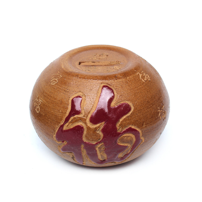 Traditional Chinese nostalgic gift handmade piggy bank Shiwan ceramic home decoration Children lucky money pot piggy bank Traditional Chinese nostalgic gift handmade piggy bank Shiwan ceramic home decoration Children lucky money pot piggy bank