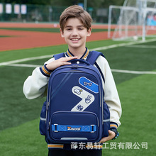 新款护脊小学生减负书包1-6年级儿童书包轻便防水双肩包多隔层