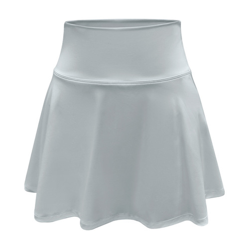 Spring and summer cross-border best-selling elastic high-waist fake two-piece anti-exposure A-line skirt running fitness yoga short skirt with pockets