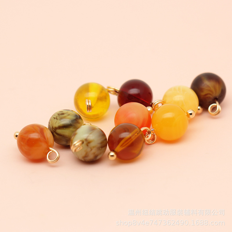 Cheongsam button beeswax beads high-end Hanfu button Chinese style Tang suit national fashion shirt cardigan button accessories