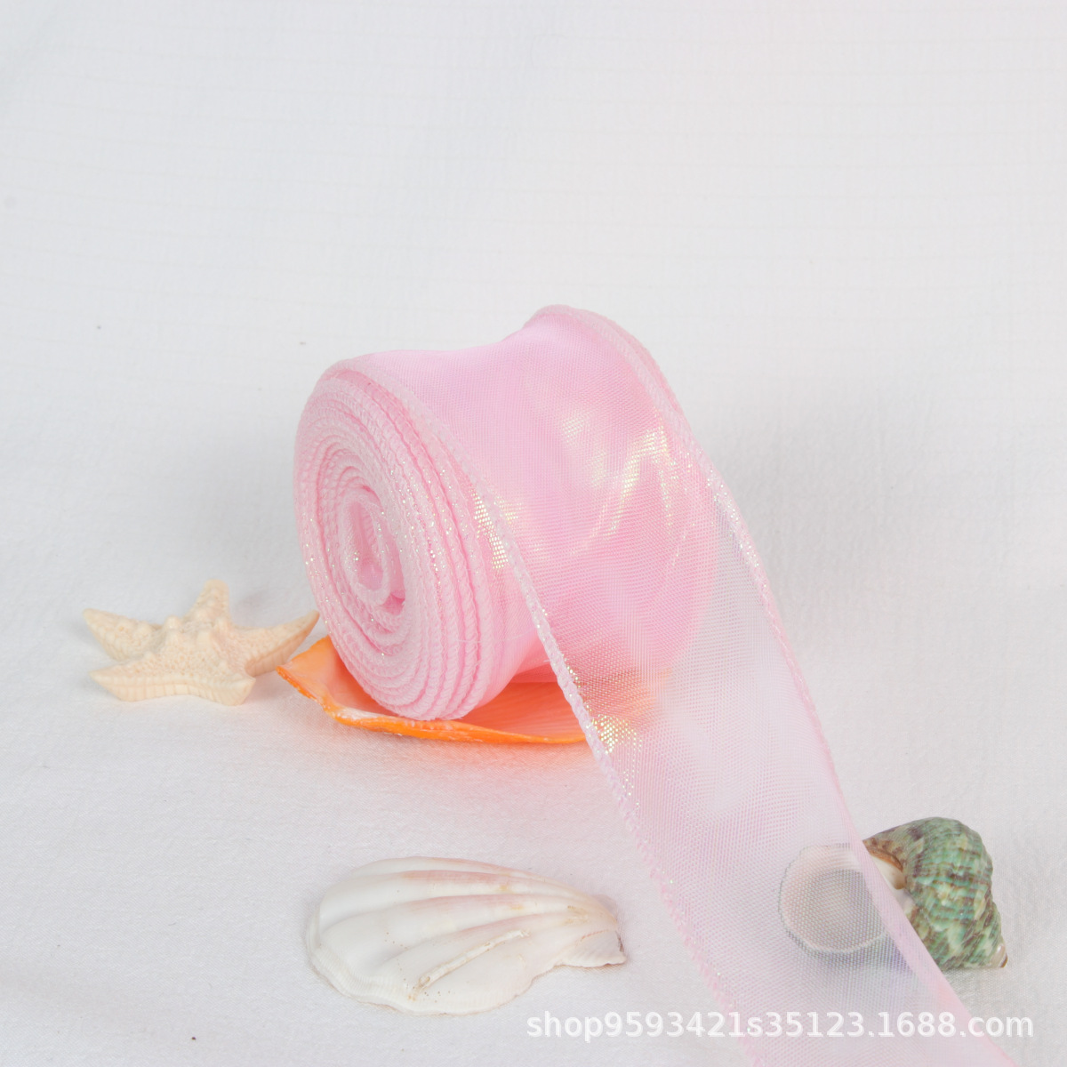 Hilado de cola de pez Symphony, gasa de lazo, zapatos, sombreros de flores, pasteles, decoración de regalos, brazaletes de flores, brazaletes de flores