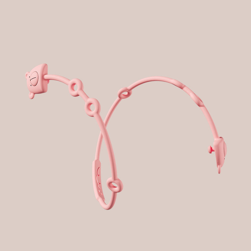 Bear Silicone Chain-Pink