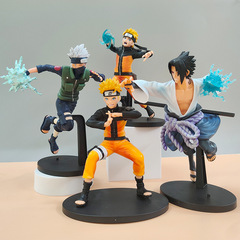 Wholesale Naruto figures, Uzumaki Naruto, Hatake Kakashi, Sasuke, boxed model ornaments