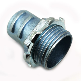Zinc Alloy Hose Fittings Zinc Flexible Metal Conduit Screw-in Connector
