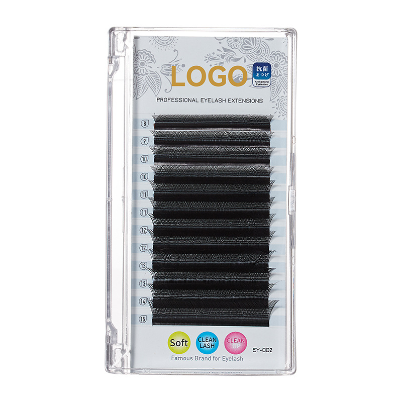 Fábrica de pestañas falsas en forma de Y florecimiento natural 0.07 mezcla de injerto de pestañas naturales densas belleza pestañas al por mayoryy