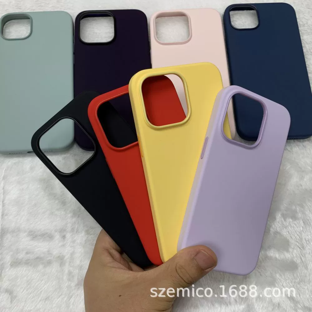 Совместимый силиконовый чехол для телефона Apple, подлинный iPhone 14, iphone, 14promax