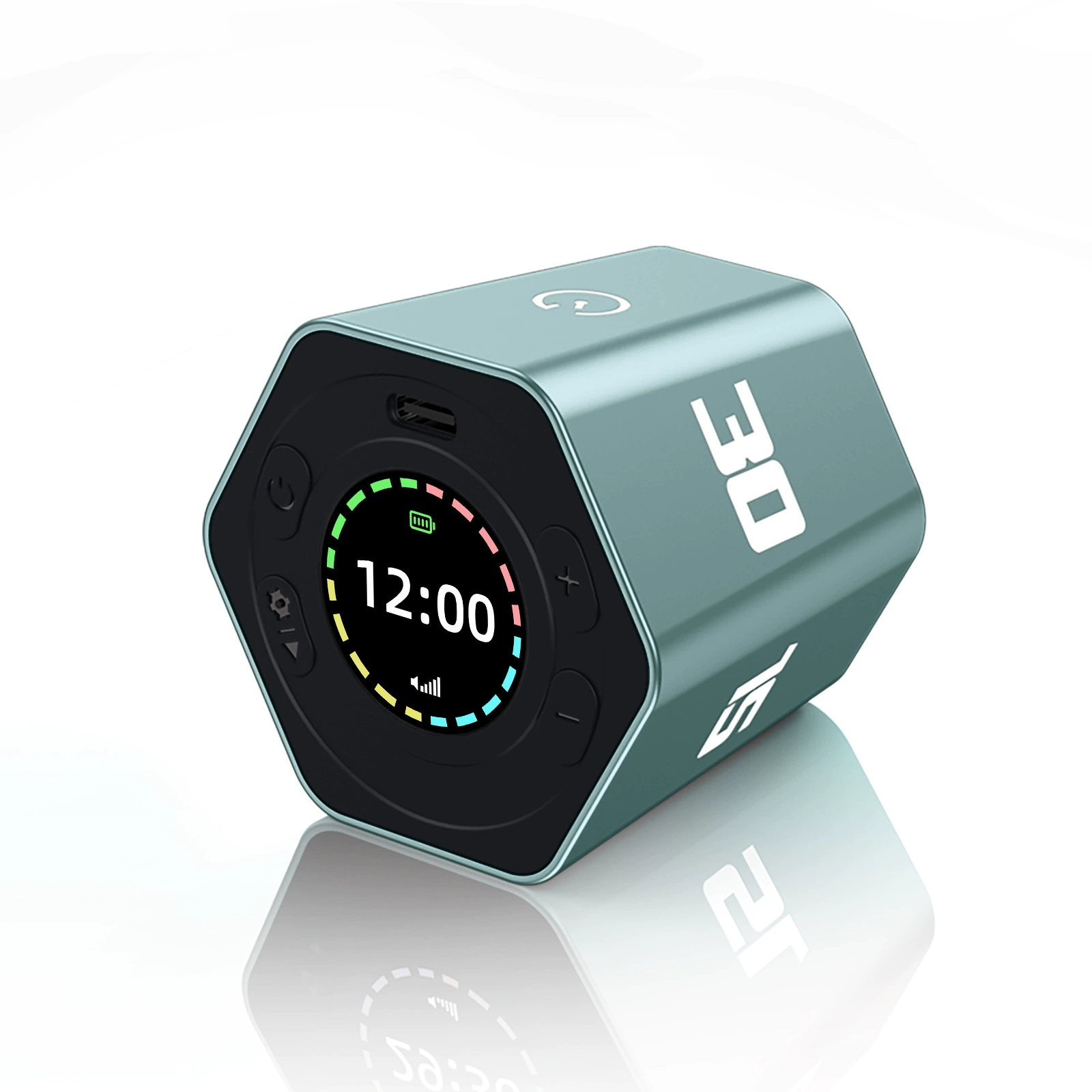 Autable rotor rotor chronograph magnetic suction LED quiet timer Kitchen countdown beauty cosmetic learning reminder