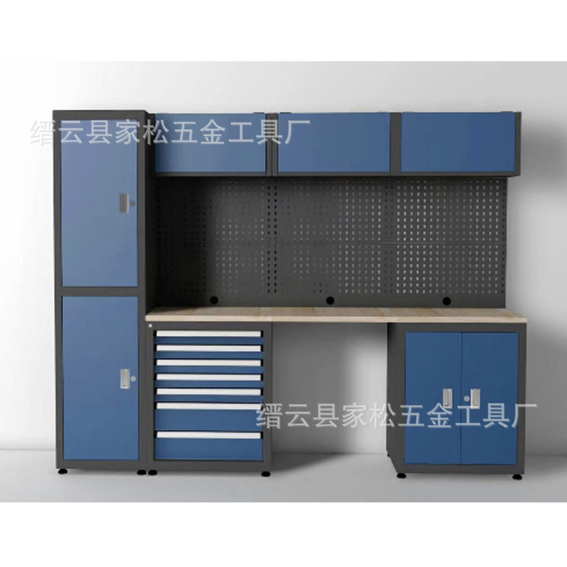 Multi-functional heavy-duty maintenance garage workbench for auto repair tool car spliced fitter console steel workstation Multi-functional heavy-duty maintenance garage workbench for auto repair tool car spliced fitter console steel workstation