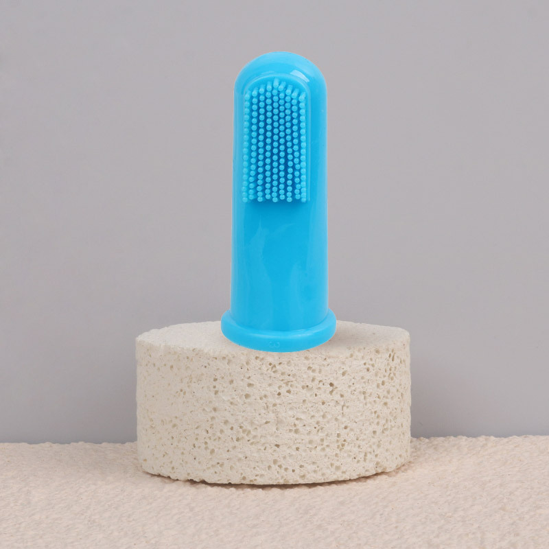 Cepillo de dientes de dedo para mascotas Cepillo de dientes de limpieza para perros Cepillo de dientes de limpieza bucal para gatos Cepillo de dientes para gatos Suministros para mascotas al por mayor