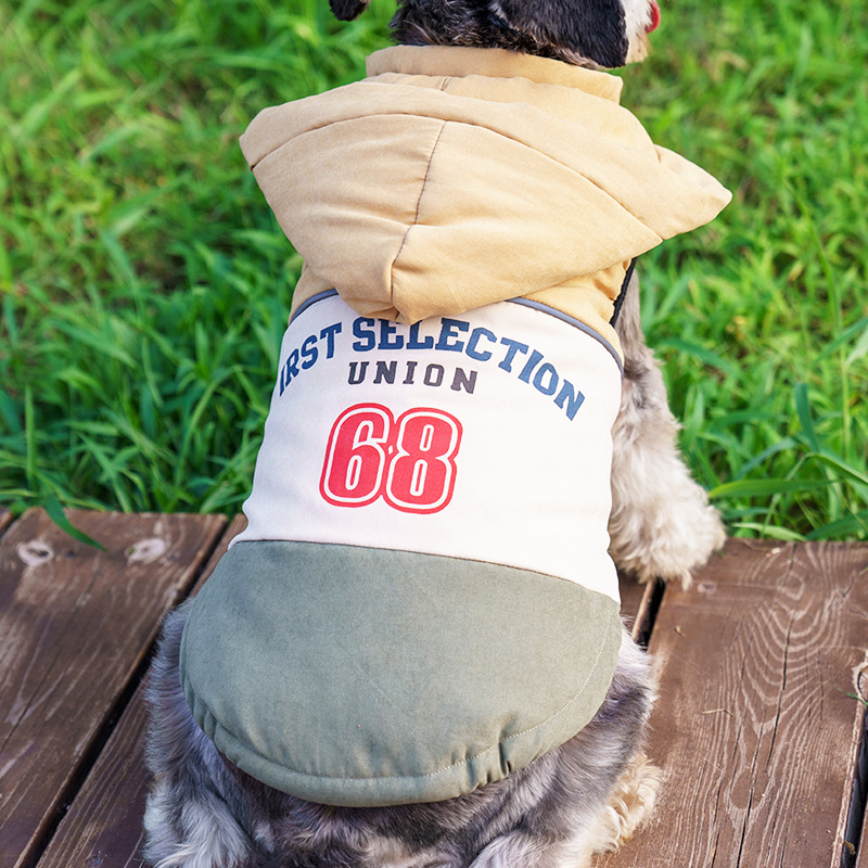 Oso de peluche de dos patas Bomei chenari Chaleco de perro pequeño Ropa de perro mascota transfronteriza engrosada Otoño e Invierno
