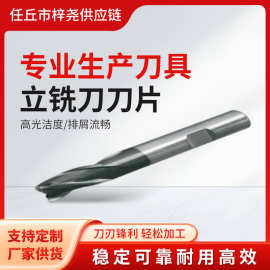 德国安诺微型 2 刃整体硬质合金立铣刀数控开料键槽刀具立铣刀