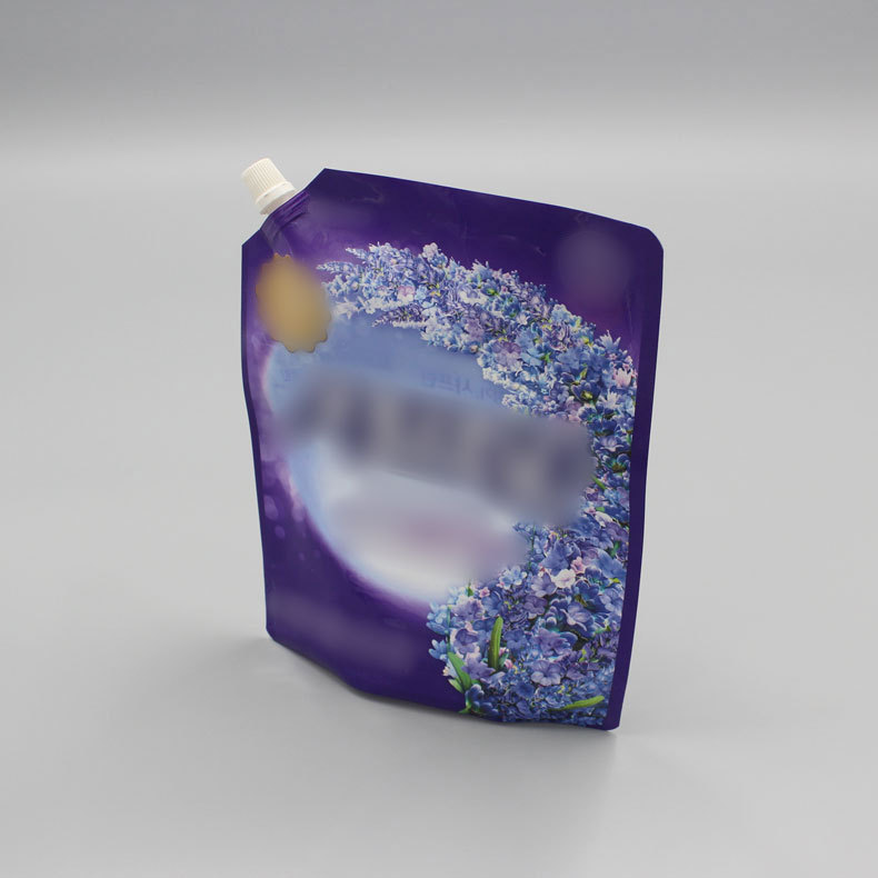厂家生产洗衣液包装袋批发液体自立吸嘴袋复合膜印刷免费设计