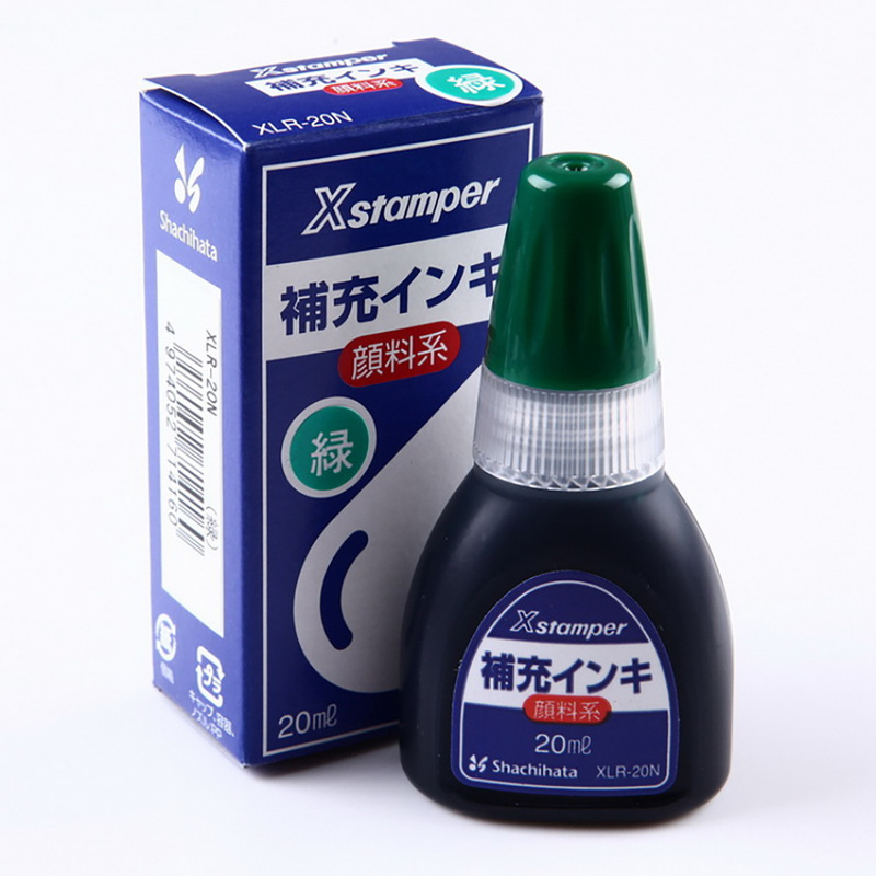 日本xstamper旗牌原子印鑑補充油万次印鑑墨xlr-20n浸透印鑑|undefined