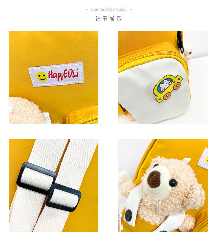 Wholesale Cartoon Clashing Color Bear Doll Backpack Nihaojewelry display picture 27