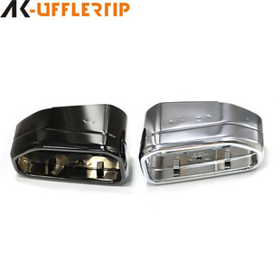 Suitable for 22 years BMW new X3X4 exhaust pipe modification original stainless steel Yao night black square mouth tail throat tail cover