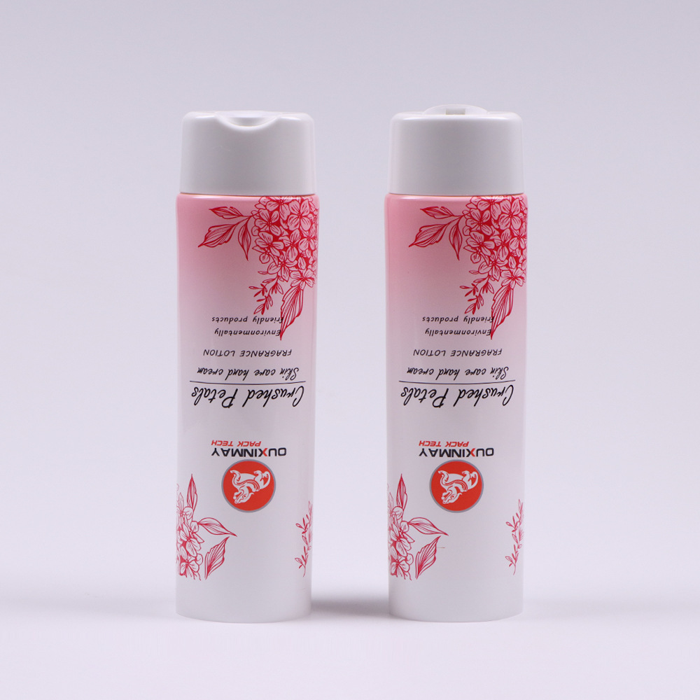 洗面奶椭圆软管千秋盖挤压软管瓶护手霜PE软管铝塑复合洁面乳包材