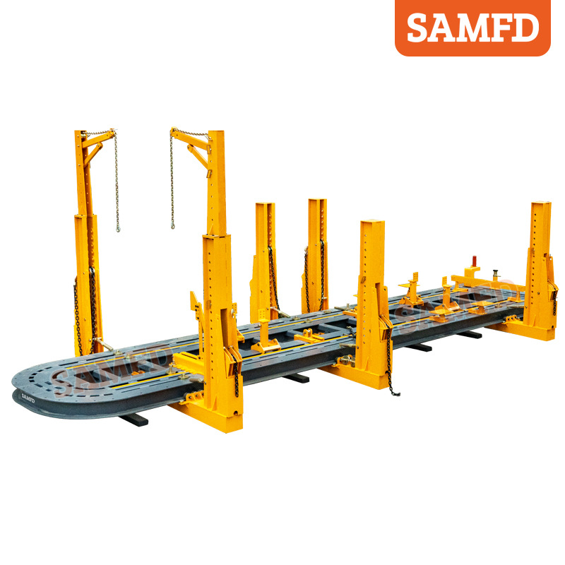 SAMFD camión de carga grande remolque corrección de vigas corrector cuerpo chapa plástica equipo de reparación de automóviles