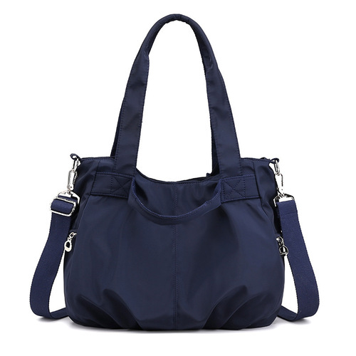 2024 New Large Capacity Waterproof Nylon Single Shoulder Bag for Women Oxford Cloth Handbag Casual Simple Crossbody Bag for Moms