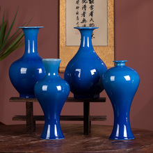 景德镇陶瓷花瓶家居简约客厅装饰品摆件干花插花花器大花瓶