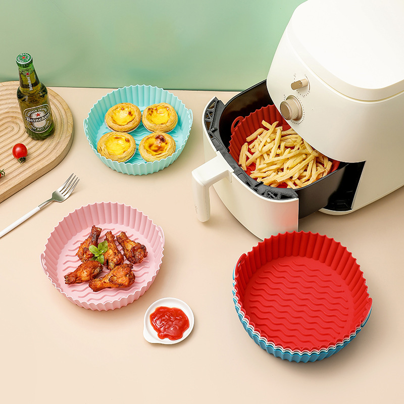 Air Fryer Silicone Pot Air Fryer Tray Air Fryer Silicone Pot Air Fryer Tray